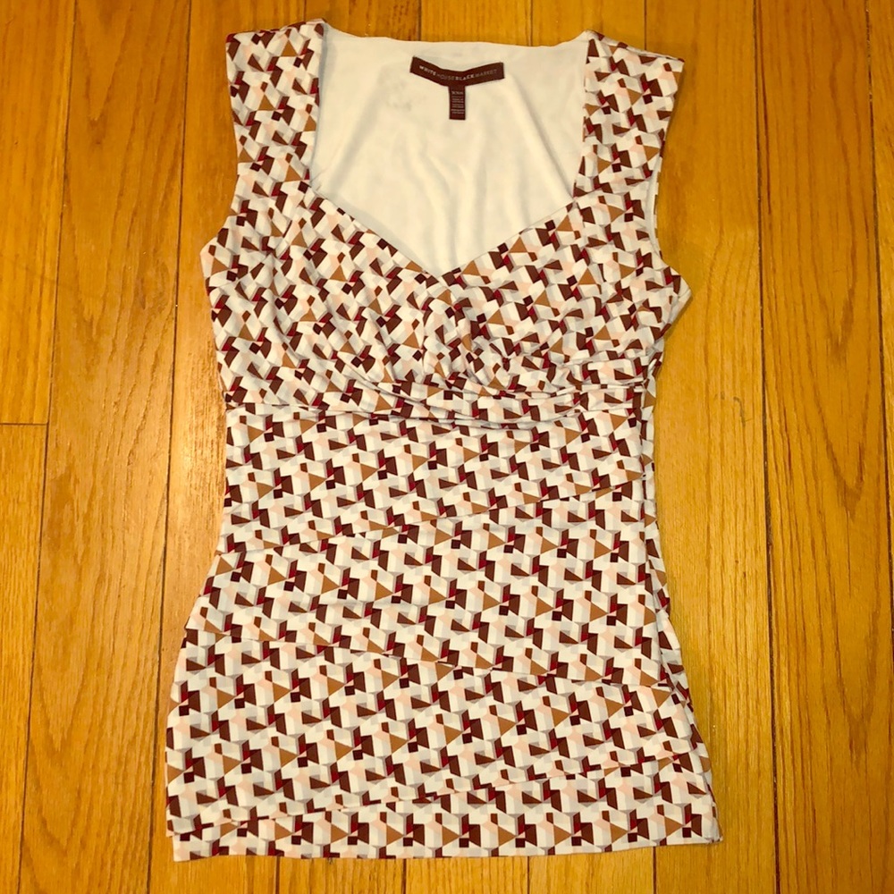 Geometric Pattern Tank Top - image 1